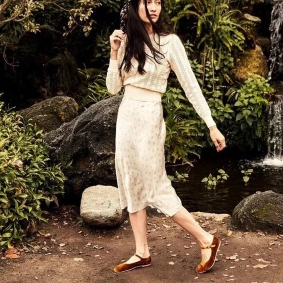 Doen Boom Silk Skirt - Picture 1 of 13
